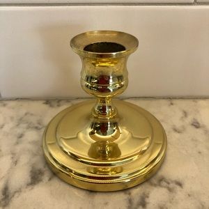 Baldwin brass candle holder vintage